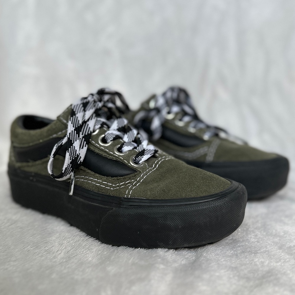 Vans Platform Sneakers - Khaki Green